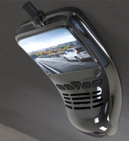 WiFi Dash Cam - Full HD Car Dashboard Camera with Night Vision & Loop Recording